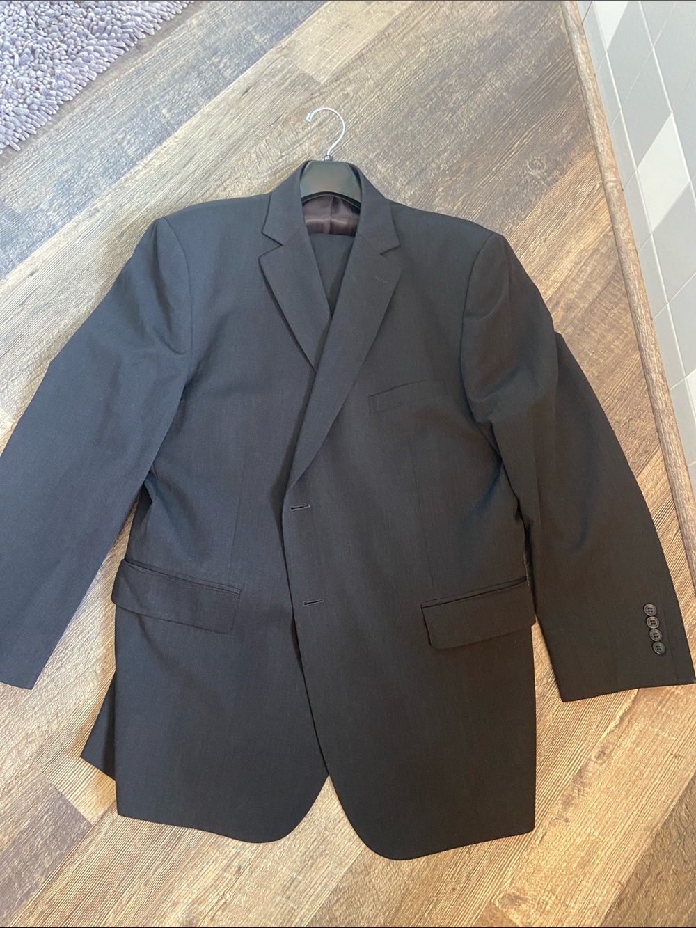 Men's Classic Black suit -Button Blazer
